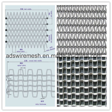 Balance Wire Mesh Conveyor Belt (ISO9001)